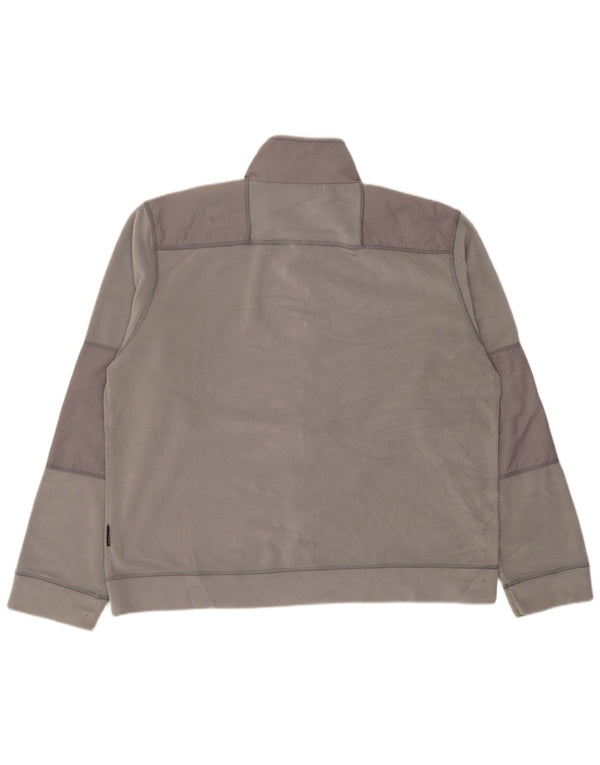 Giacca in pile da uomo Sergio Tacchini UK 42 XL Gessato grigio