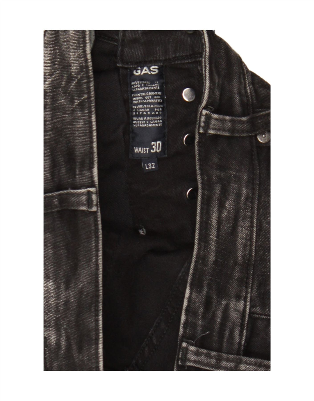 Jeans skinny da uomo Gas W30 L32 Grigi