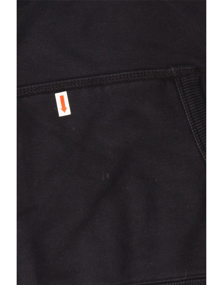 Felpa con cappuccio grafica da donna Puma UK 16 grande cotone nero