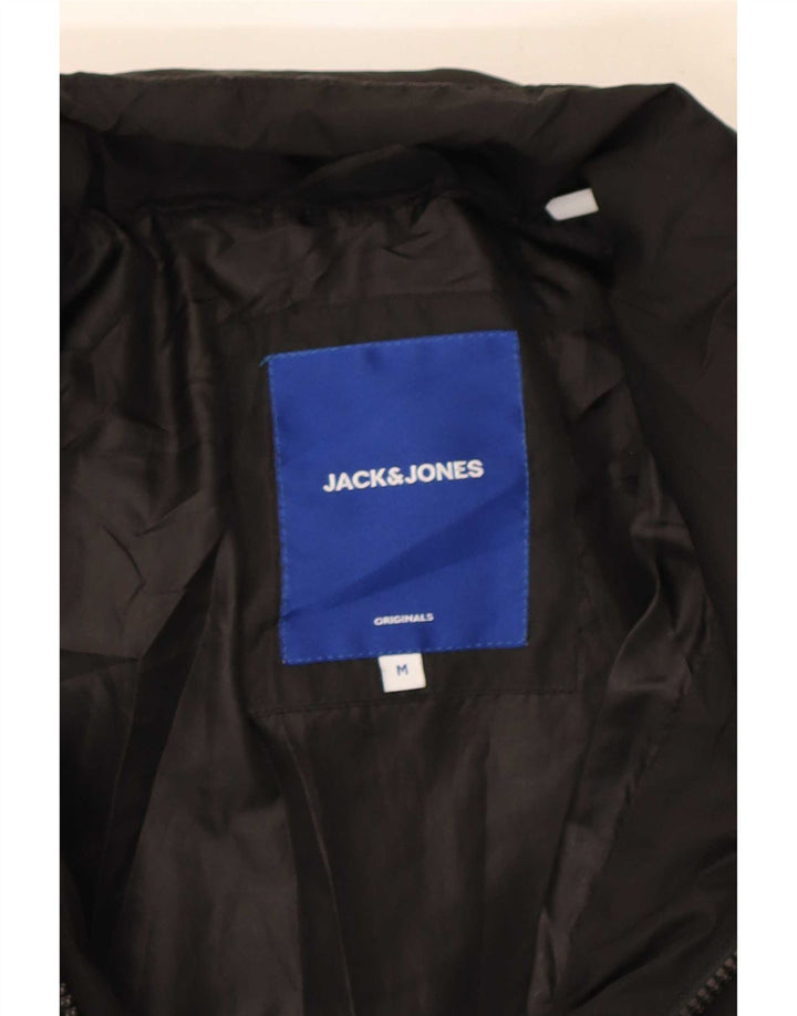 Giacca imbottita da uomo Jack & Jones UK 38 poliestere nero medio