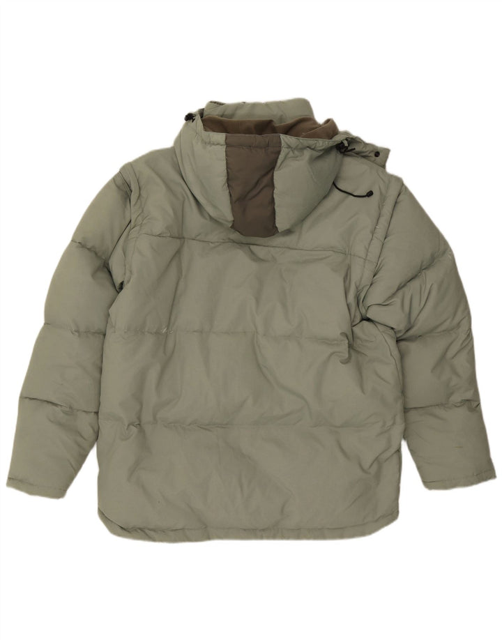 Giacca imbottita con cappuccio Fila da uomo UK 40 grande verde