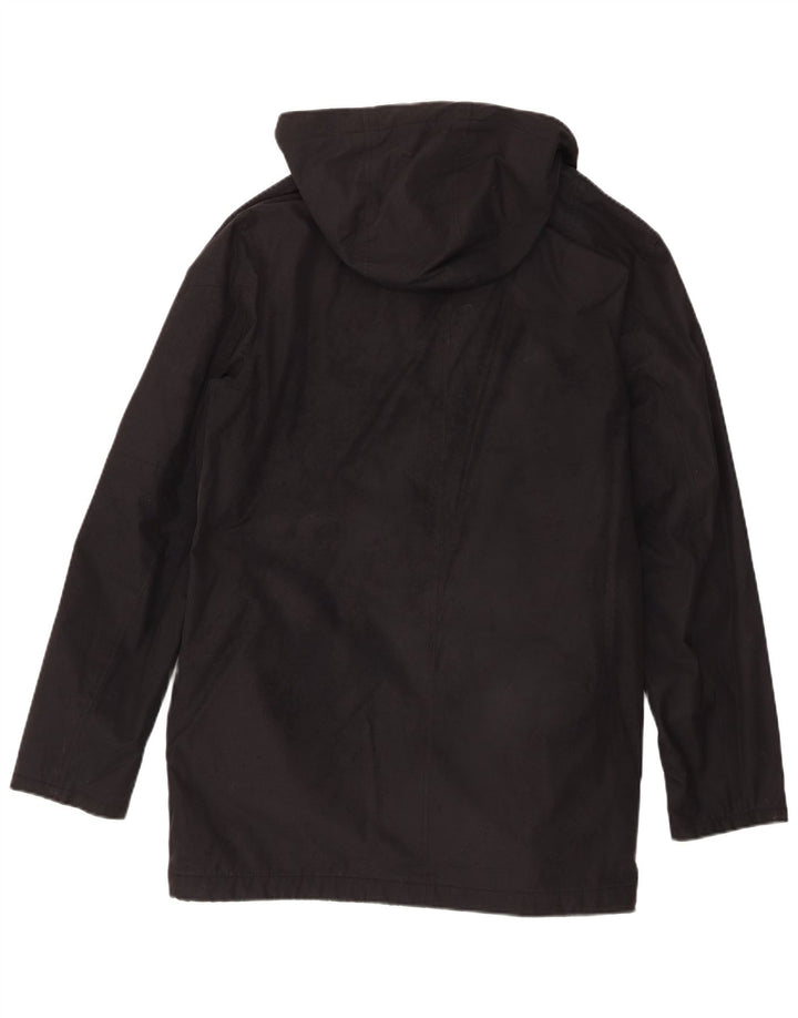 Giacca a vento con cappuccio da uomo Lyle & Scott UK 38 poliestere nero medio