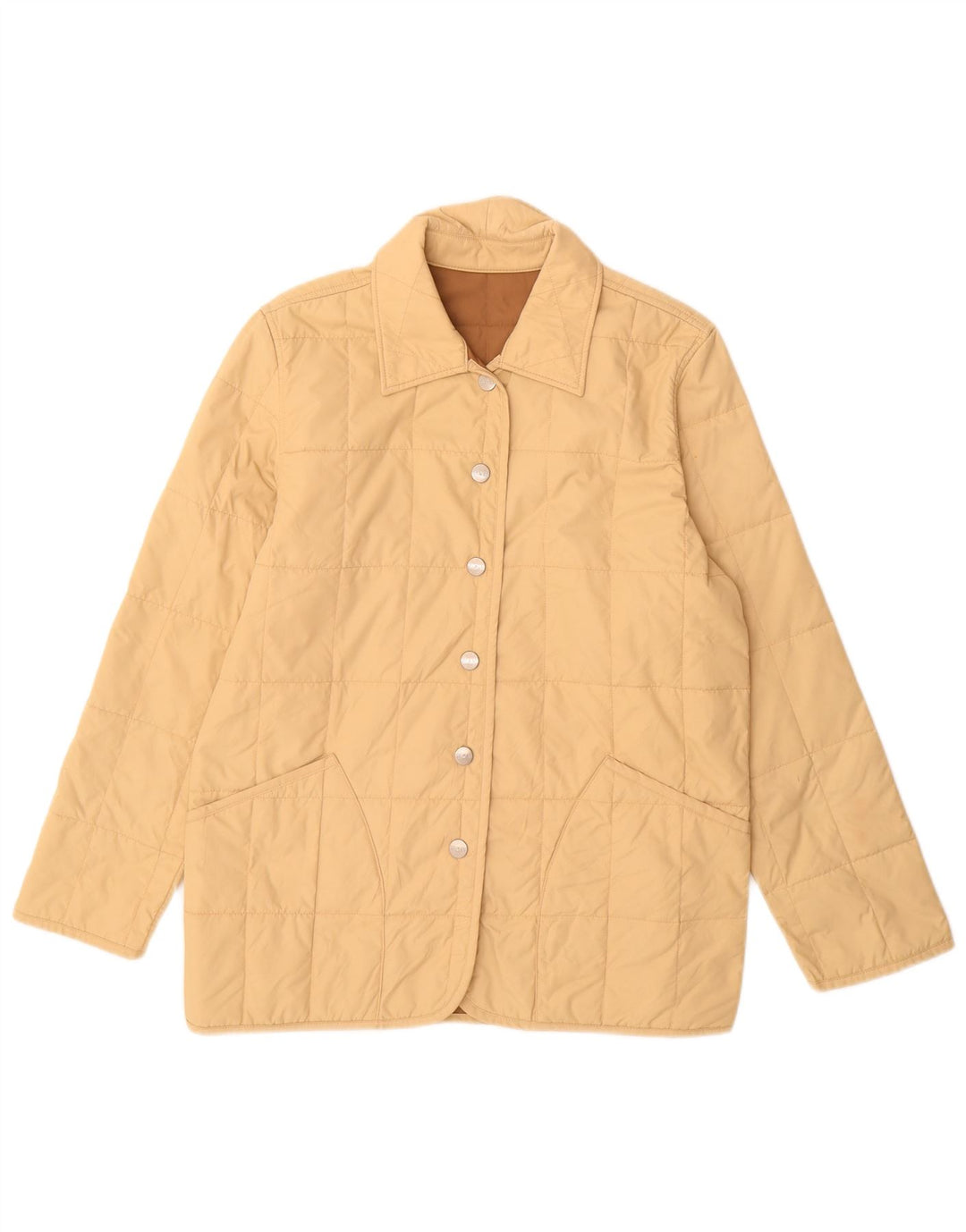 Giacca imbottita reversibile da donna Slam UK 14 Nylon beige medio