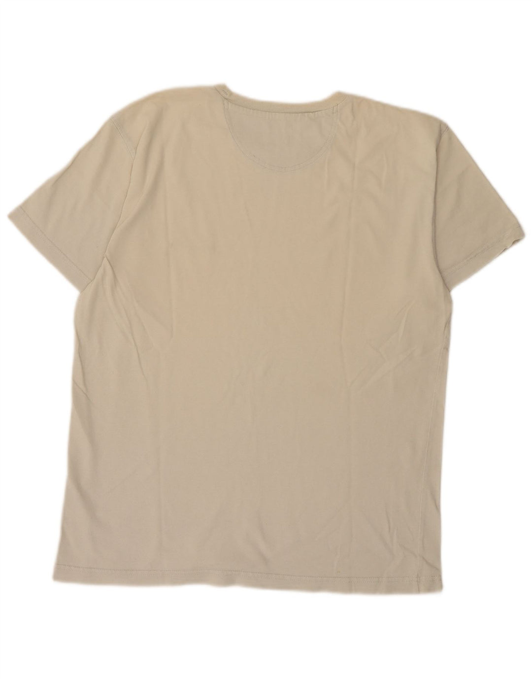 T-shirt da uomo Champion Top grande in cotone beige