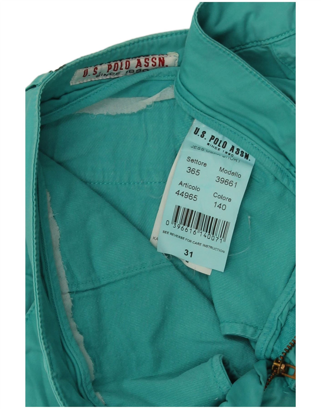 Polo Assn. degli Stati Uniti Pantaloni caldi da donna W31 cotone turchese medio