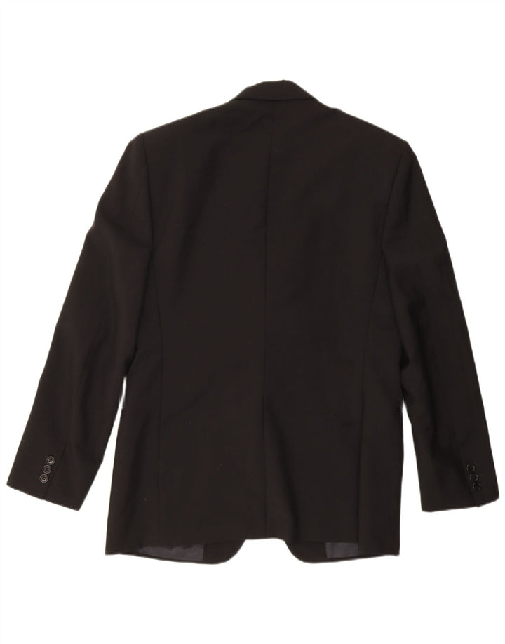 Giacca blazer da uomo a 1 bottone Pierre Cardin UK 38 media nera