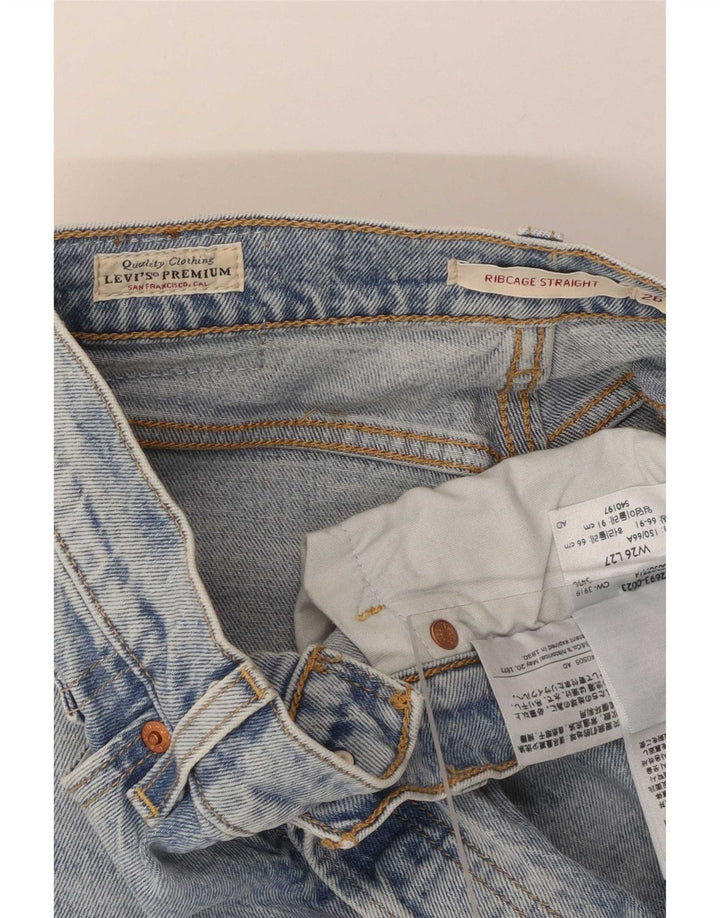 Levi's Jeans dritti Ribcage da donna W26 L27 Blu