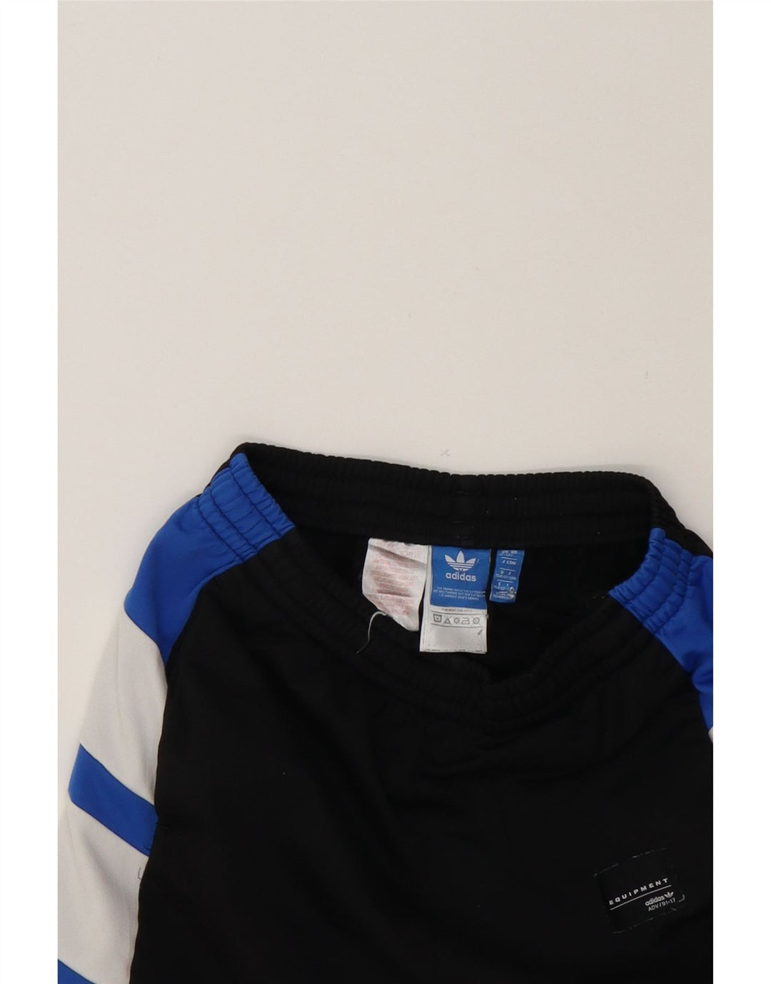 ADIDAS Boys Sport Shorts 12-13 Years Black Colourblock Polyester Vintage Adidas and Second-Hand Adidas from Messina Hembry 