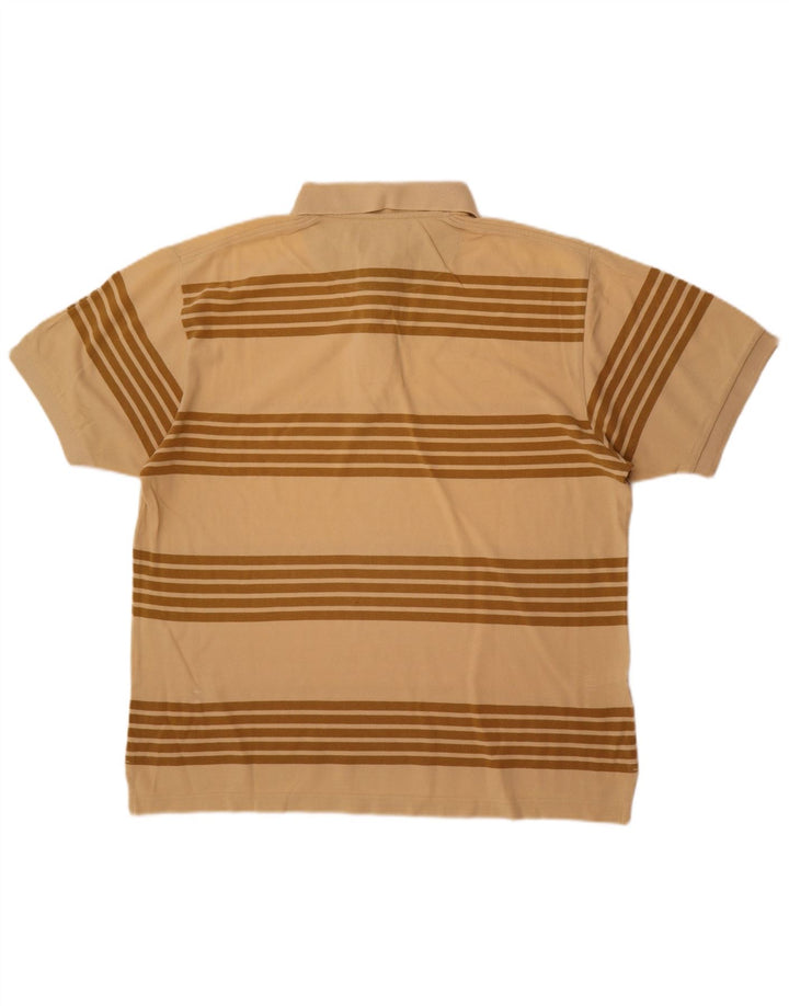 Polo da uomo Champion a righe larghe beige
