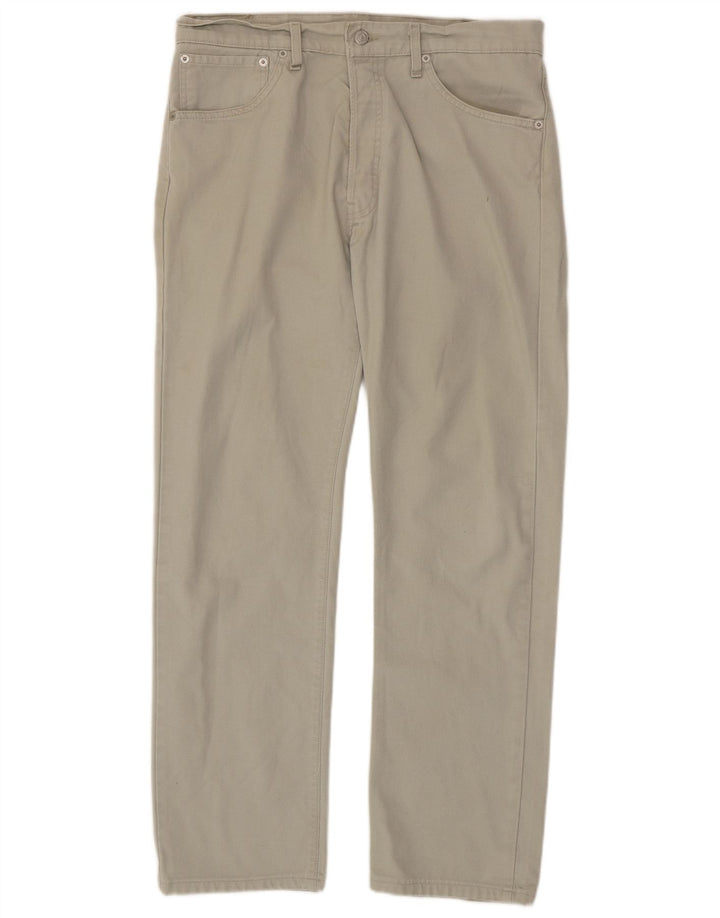 Levi's Uomo 551 Jeans dritti W34 L32 Cotone Beige