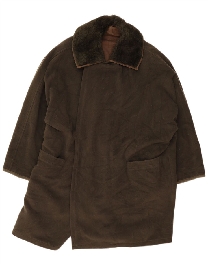 Soprabito vintage da uomo UK 44 2XL Cachi