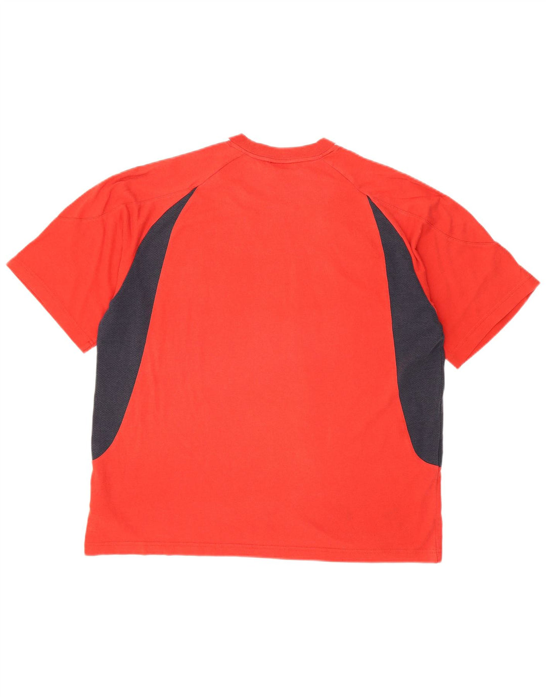 T-shirt Adidas da uomo Top 2XL in cotone color block rosso