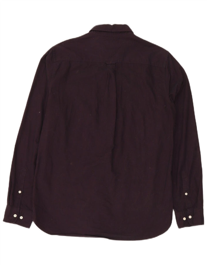 Camicia da uomo SUPERDRY in cotone viola medio