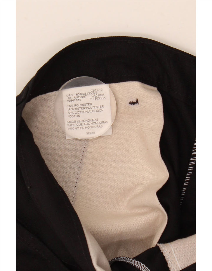 Pantaloni cargo dritti da uomo Dickies W32 L32 poliestere nero