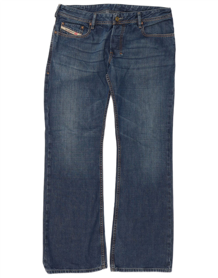 Jeans Bootcut da uomo Diesel W34 L32 in cotone blu