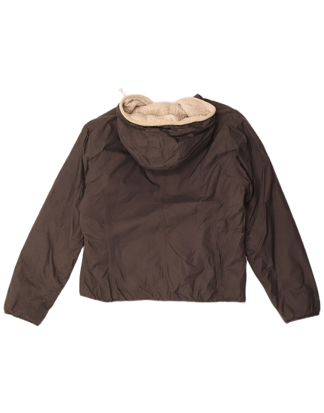 Giacca a vento con cappuccio da uomo K-Way UK 38 Poliammide grigio medio