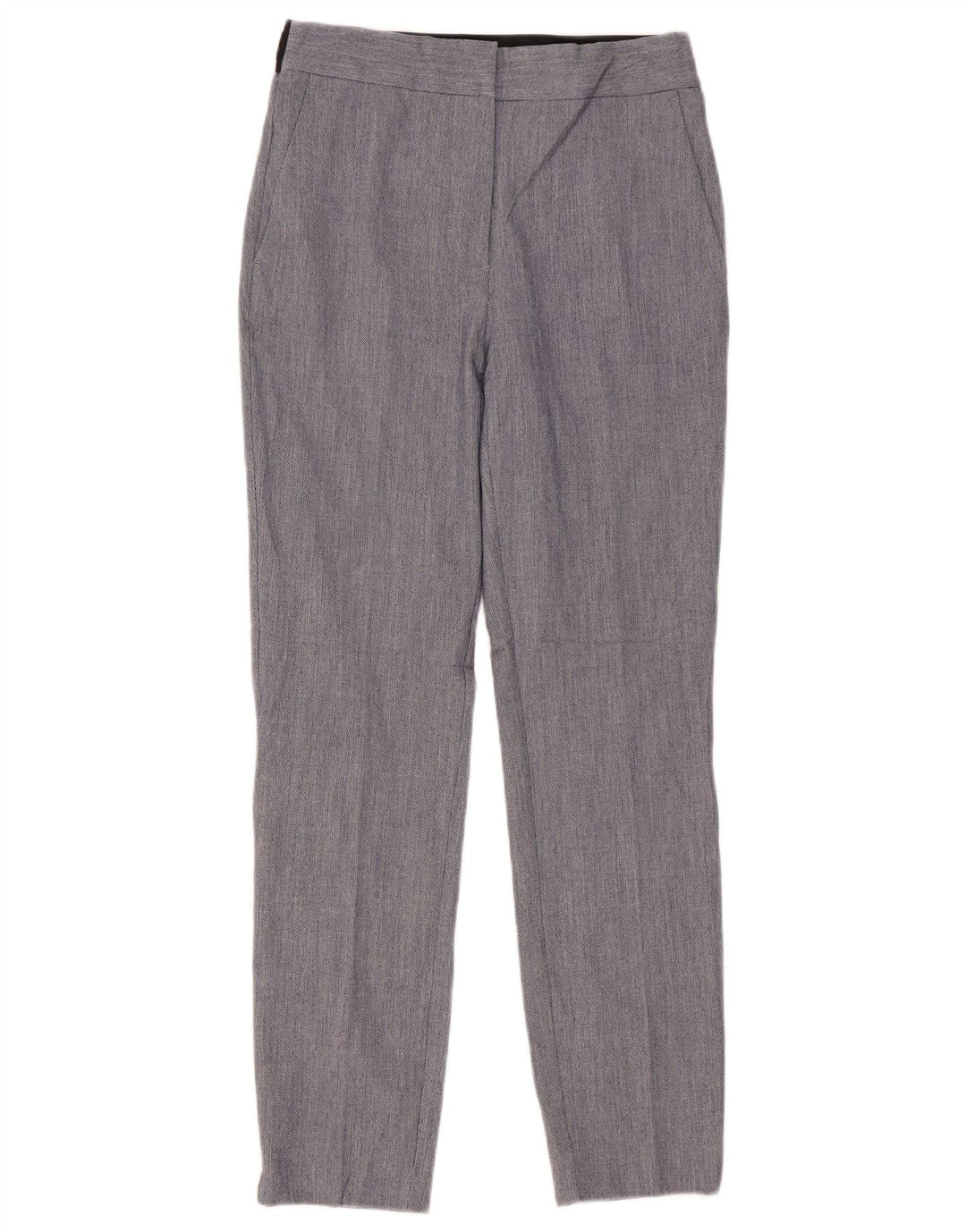 Pantaloni chino slim da donna Zara piccoli W27 L28 poliestere blu