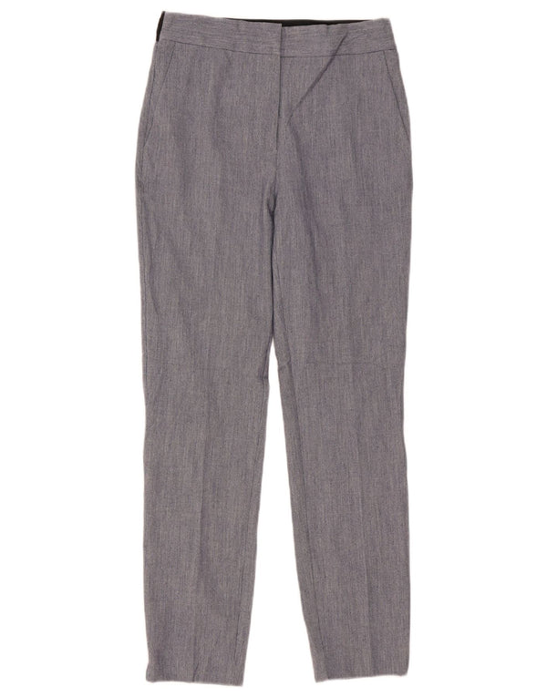 Pantaloni chino slim da donna Zara piccoli W27 L28 poliestere blu