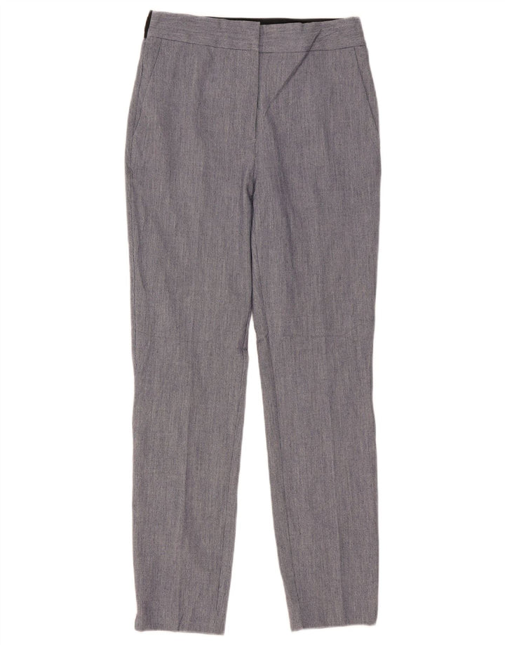 Pantaloni chino slim da donna Zara piccoli W27 L28 poliestere blu