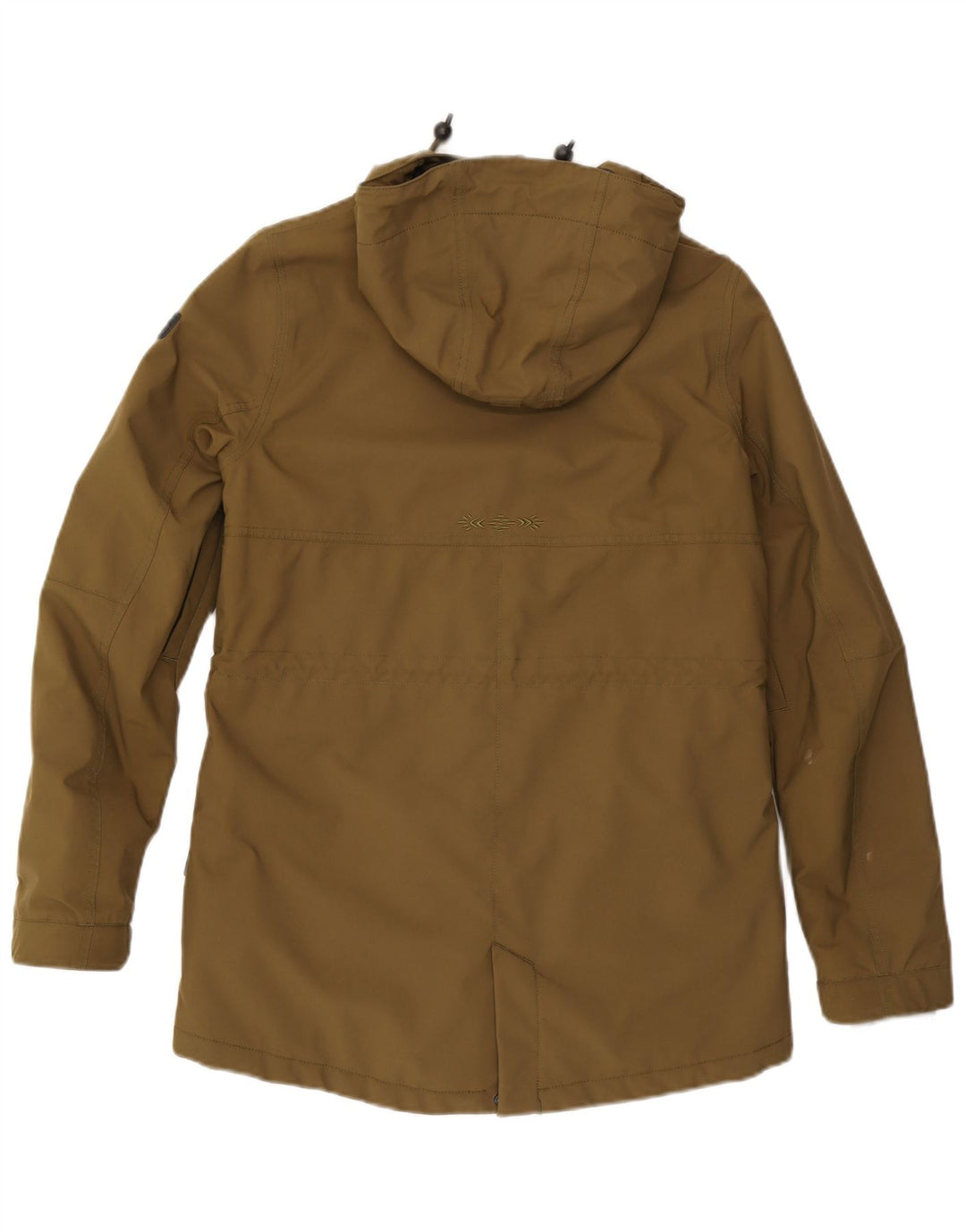 Giacca parka con cappuccio da donna O'Neill UK 14 grande poliestere kaki