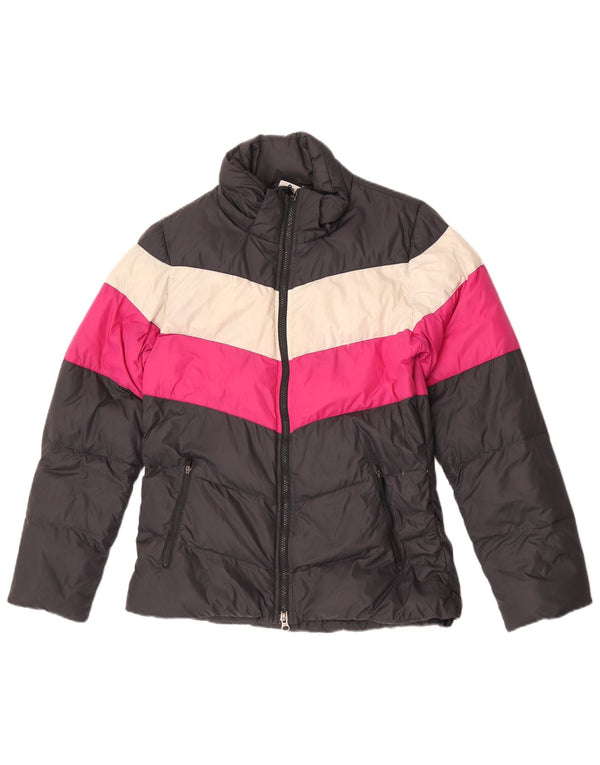 Giacca imbottita da donna Nike UK 14 Medium Black Colourblock