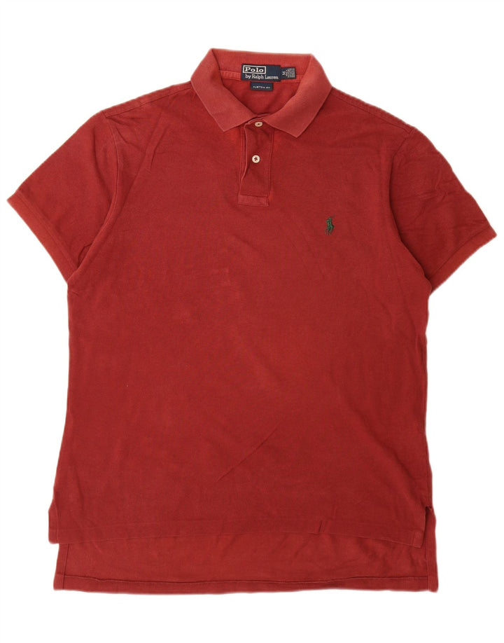 Polo Ralph Lauren da uomo su misura Polo in cotone rosso medio
