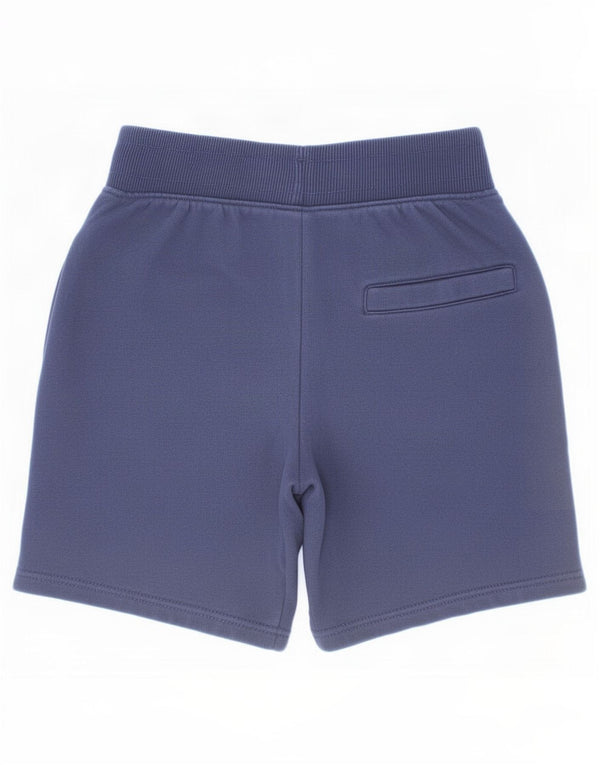 Pantaloncini sportivi da banco per ragazzi 9-10 anni, cotone medio blu navy