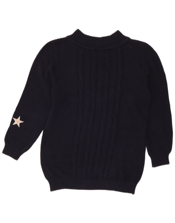 Maglione da donna con collo alto Iceberg IT 42 Cotone medio blu navy