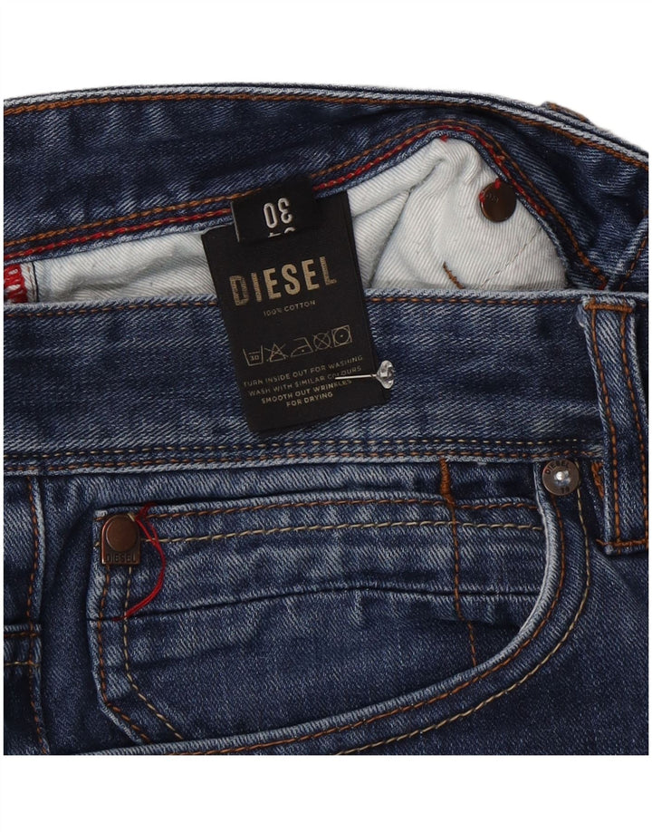 Jeans dritti da uomo Diesel W34 L30 cotone blu