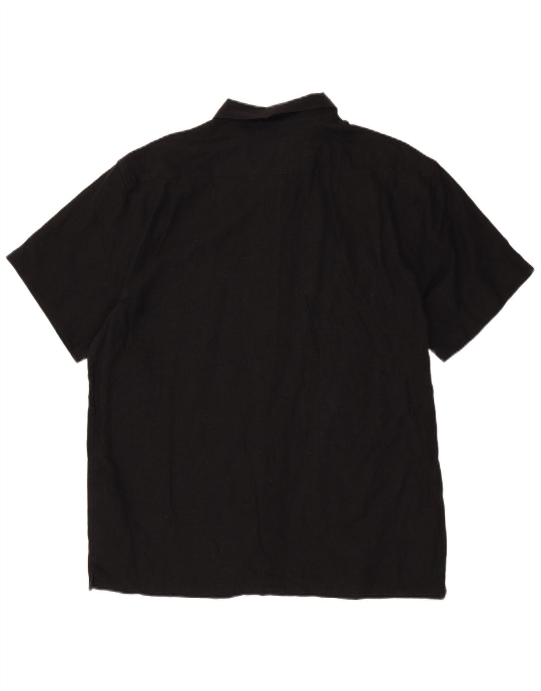 Camicia a maniche corte da uomo Billabong grande in lino nero