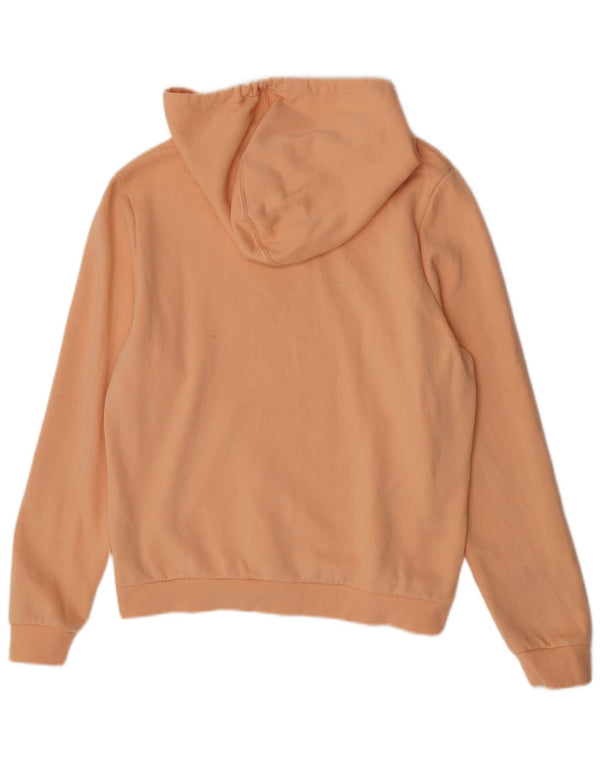 Felpa con cappuccio grafica da donna Hurley UK 16 Large in cotone arancione