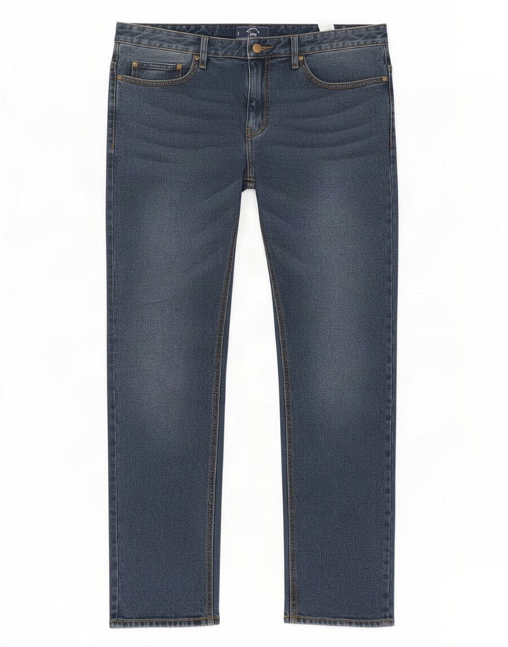 Jeans slim da uomo Springfield W38 L34 cotone blu