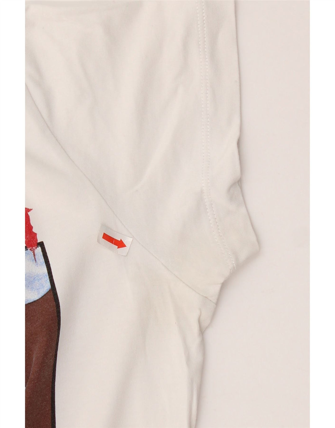 T-shirt grafica da donna Trussardi Jeans Top UK 12 Medium White