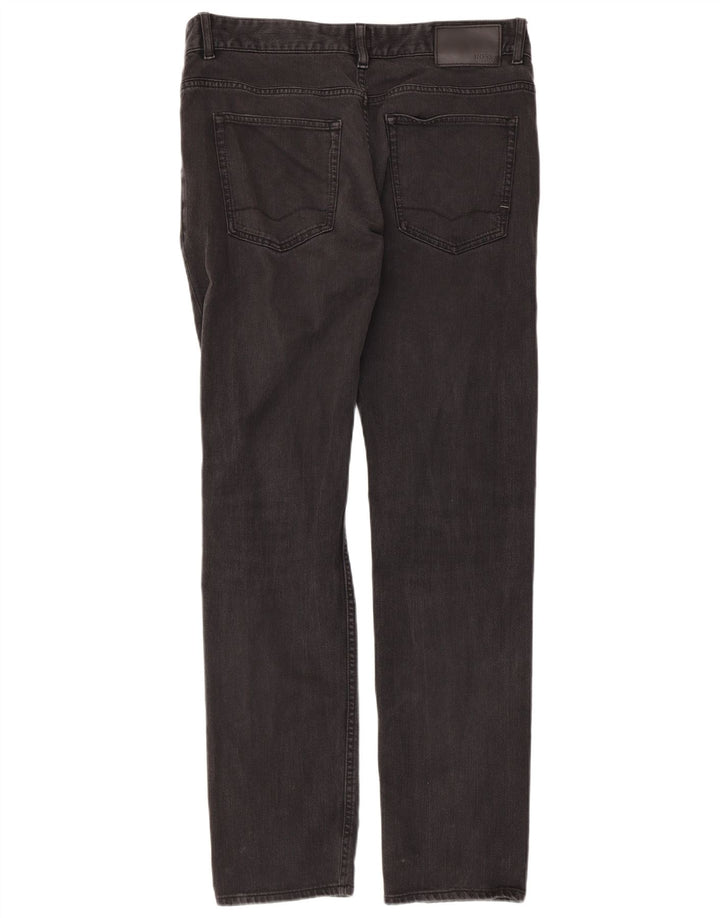 Jeans slim HUGO BOSS Delaware da donna W34 L32 cotone nero