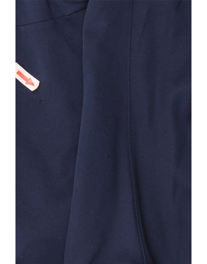 Pantaloncini sportivi da uomo Adidas piccoli in poliestere blu navy