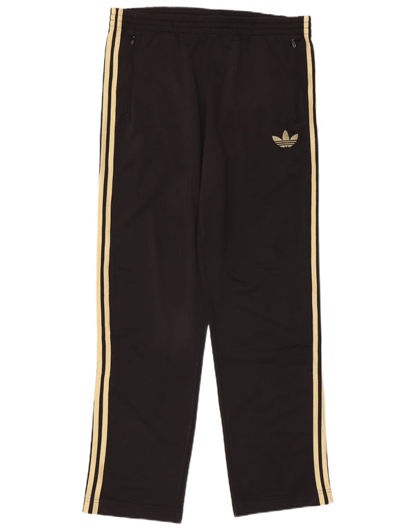 Pantaloni da tuta da uomo Adidas Medium Black Colourblock in poliestere
