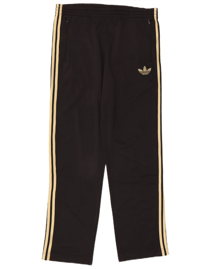 Pantaloni da tuta da uomo Adidas Medium Black Colourblock in poliestere