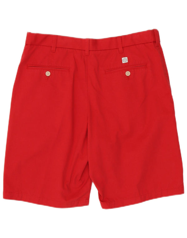 Pantaloncini chino da uomo Marks & Spencer W34 grandi in cotone rosso