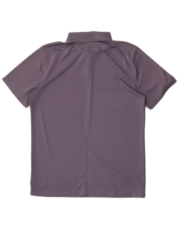 Polo Nike Dri Fit da uomo grande grigia