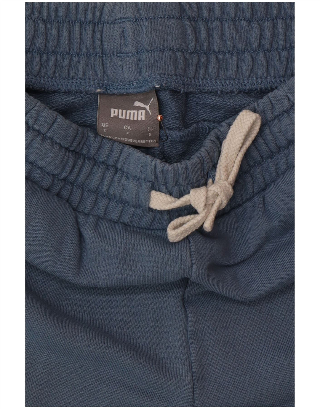 Pantaloncini sportivi grafici PUMA da uomo piccoli in cotone blu