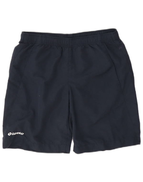 Pantaloncini sportivi da uomo Lotto medio blu navy