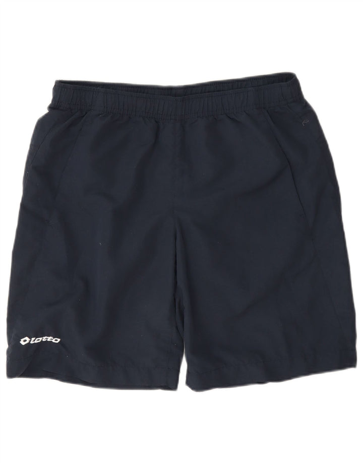 Pantaloncini sportivi da uomo Lotto medio blu navy