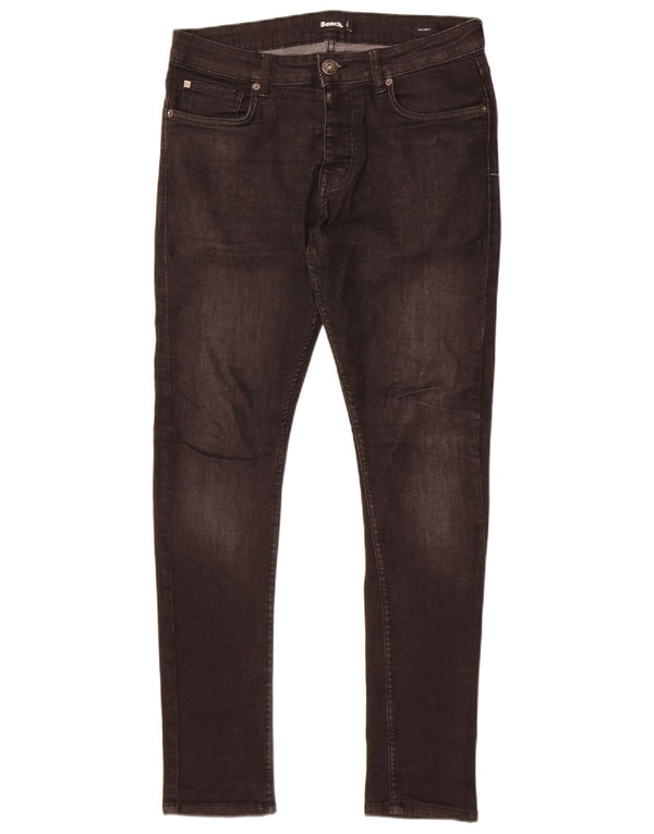 Jeans skinny da uomo Bench W32 L32 cotone nero