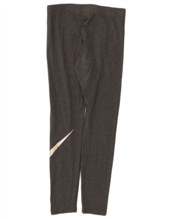 Leggings grafici da donna Nike UK 12 cotone screziato grigio medio