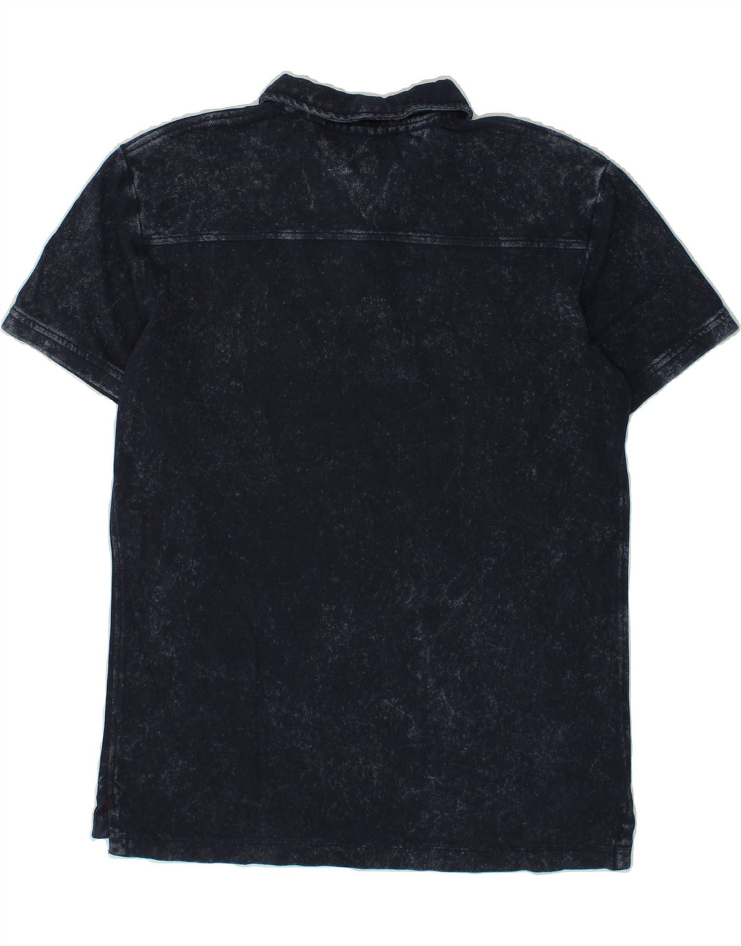 TOMMY HILFIGER Mens Indigo Polo Shirt Medium Navy Blue Vintage Tommy Hilfiger and Second-Hand Tommy Hilfiger from Messina Hembry 