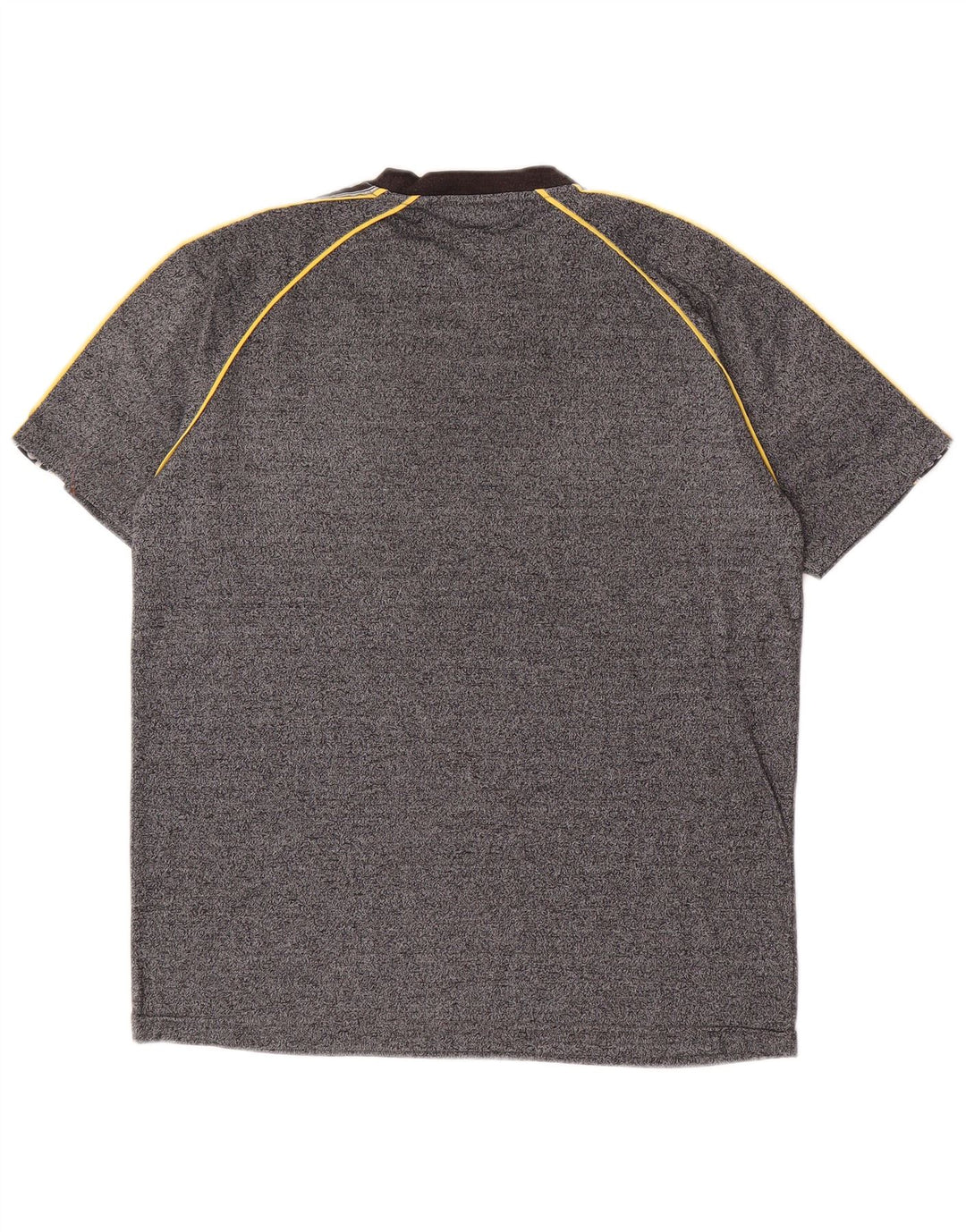 T-shirt grafica ASICS da uomo Top grigio medio color block