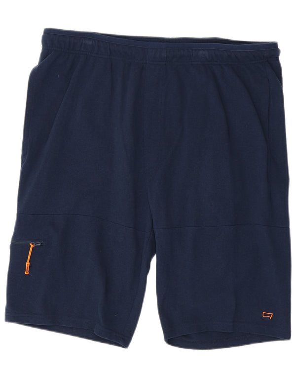 Pantaloncini sportivi da uomo CARRERA XL blu navy in cotone