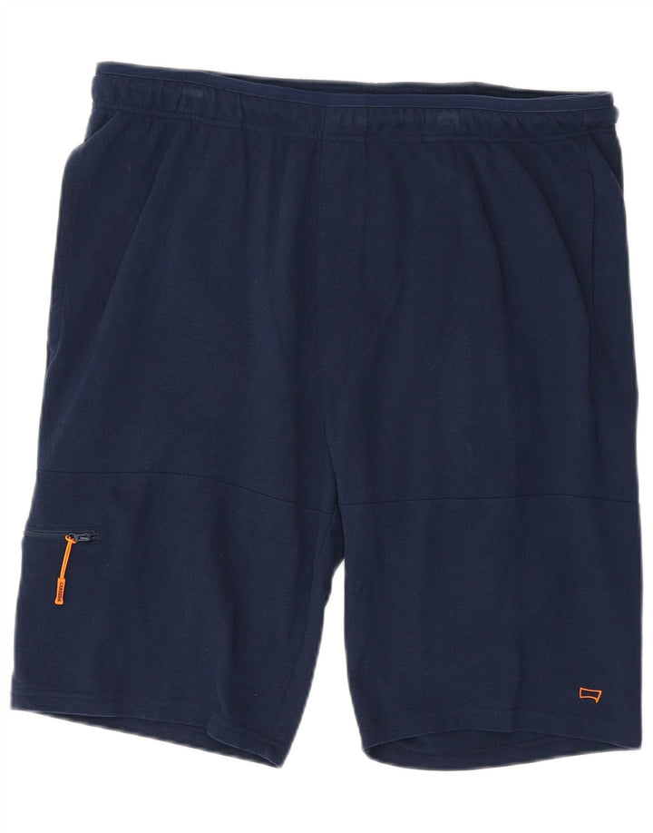 Pantaloncini sportivi da uomo CARRERA XL blu navy in cotone