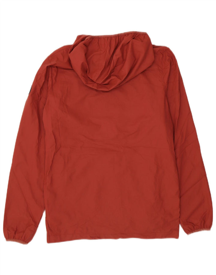 Giacca antipioggia Quiksilver da uomo con vestibilità regolare con cappuccio UK 36 XS poliestere rosso