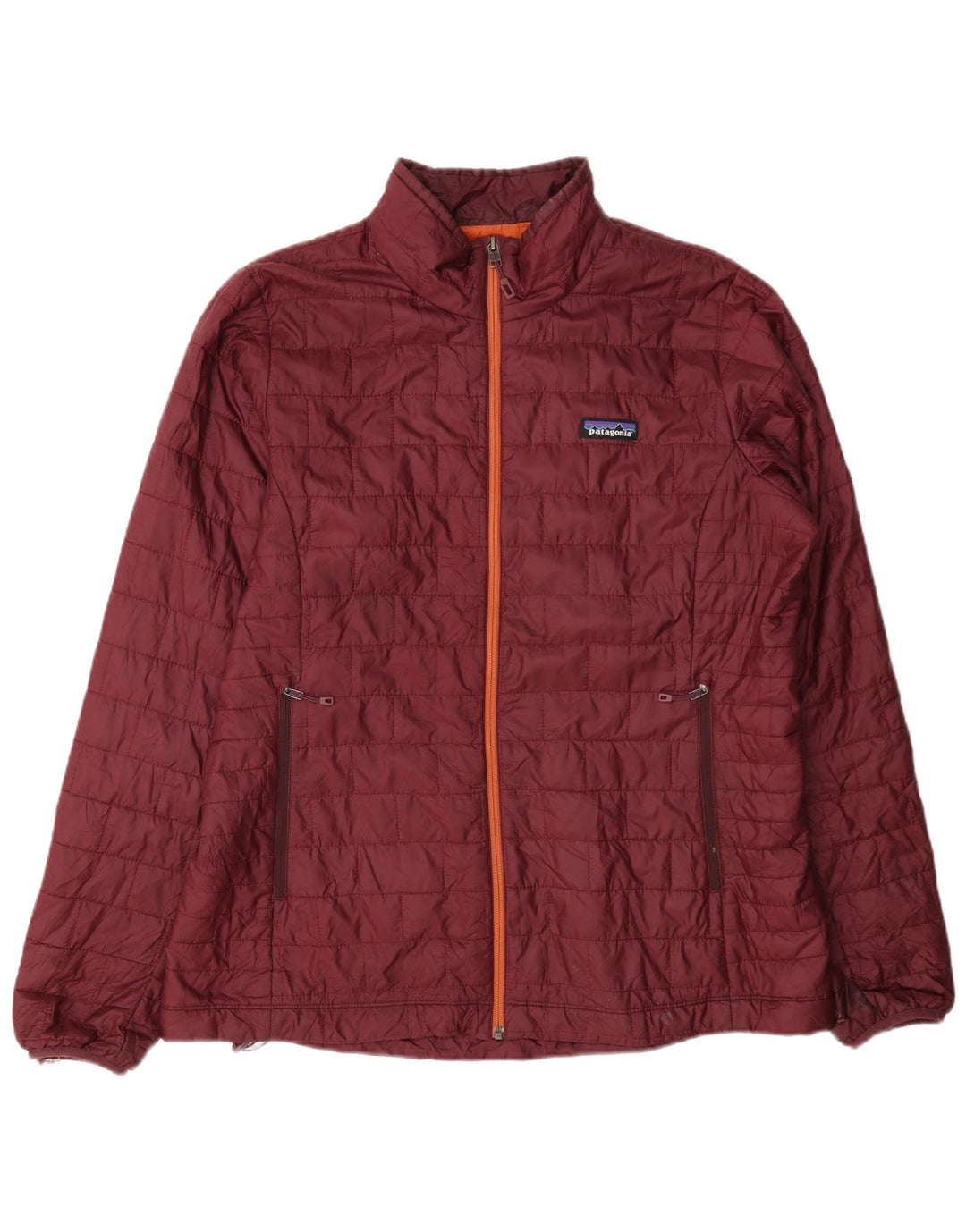 Giacca imbottita da donna Patagonia UK 18 XL Bordeaux poliestere